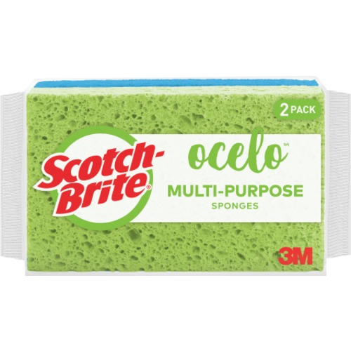 Scotch-Brite ocelo Utility Sponge 7243-T 2 pack 12/2